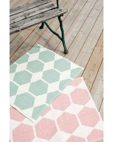 Vinyl Teppich - ANNA Gelb Brita Sweden outdoor tepiche wetterfest wohnzimmer küchenteppich waschbar küchenläufer kaufen