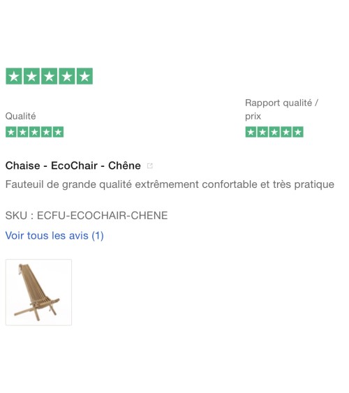 EcoChair Eiche - Garten Liegestuhl EcoFurn klappbar gartensessel klappliegestuhl wetterfest kaufen