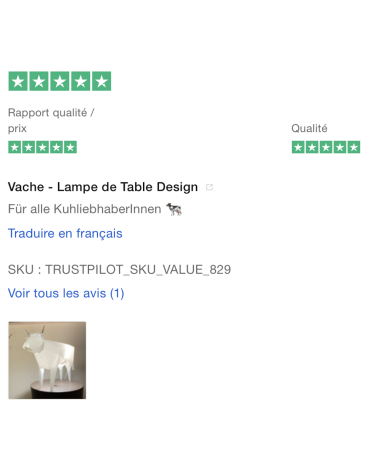 Lampada Mucca - Lampada da tavolo design animali Plizoo Lampade led design moderne salotto
