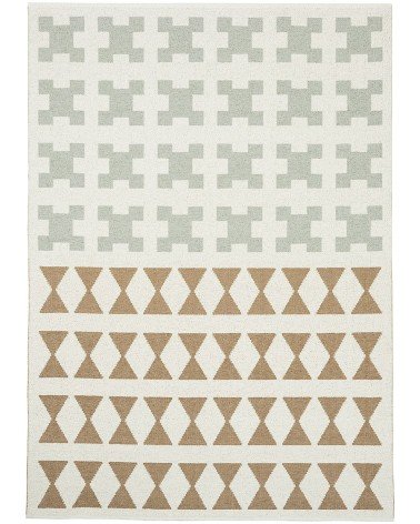 Vinyl Rug - PARIS Green / Beige Brita Sweden cool vinyl rugs runner for kitchen washable outdoor rugs