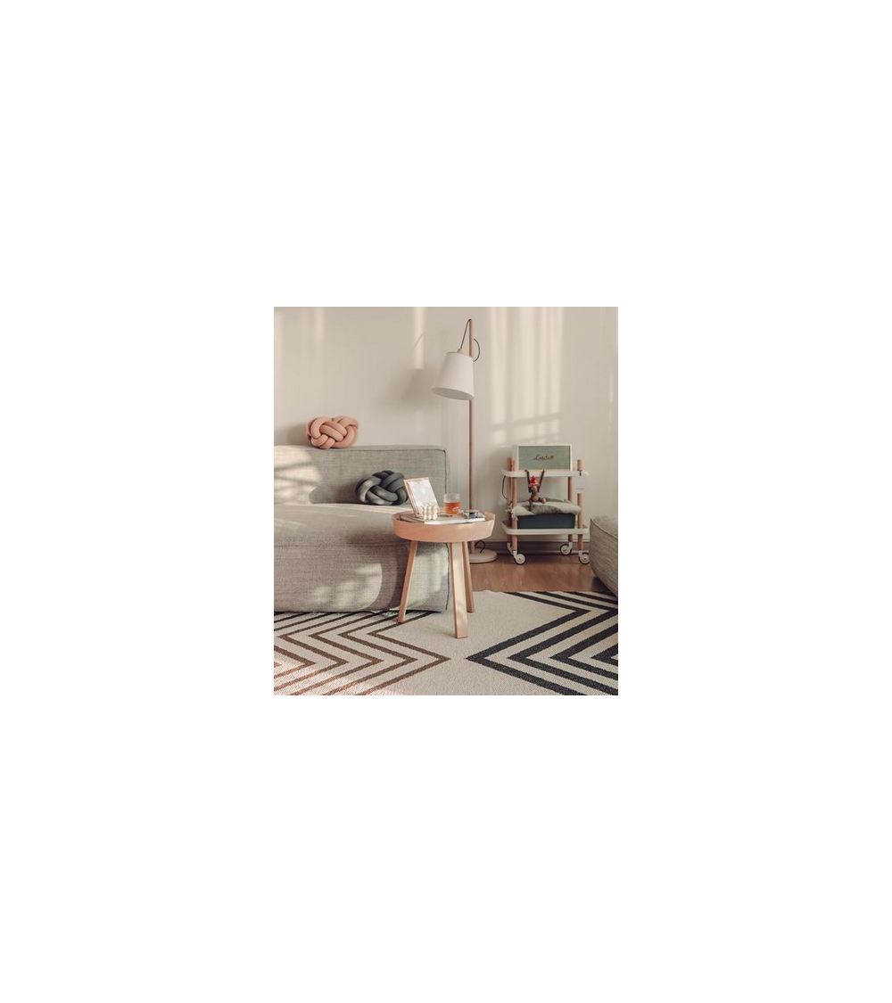 Tapis Vinyle - SAPMI Sparkle Brita Sweden tapis scandinave en vinyle lavable en machine de cuisine exterieur salon couloir