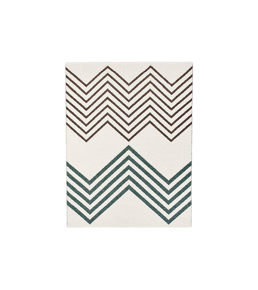 Vinyl Rug - SAPMI Green / Brown Brita Sweden cool vinyl rugs runner for kitchen washable outdoor rugs