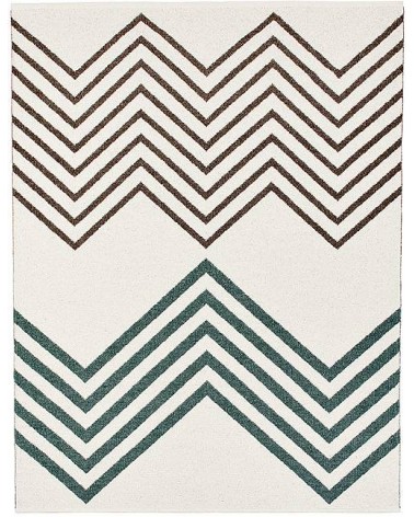 Vinyl Rug - SAPMI Green / Brown Brita Sweden cool vinyl rugs runner for kitchen washable outdoor rugs