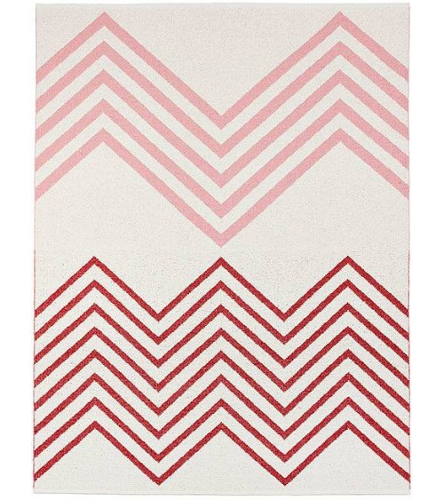 Vinyl Rug - SAPMI Red / Pink Brita Sweden rugs outdoor carpet kitchen washable cool modern runner rugs