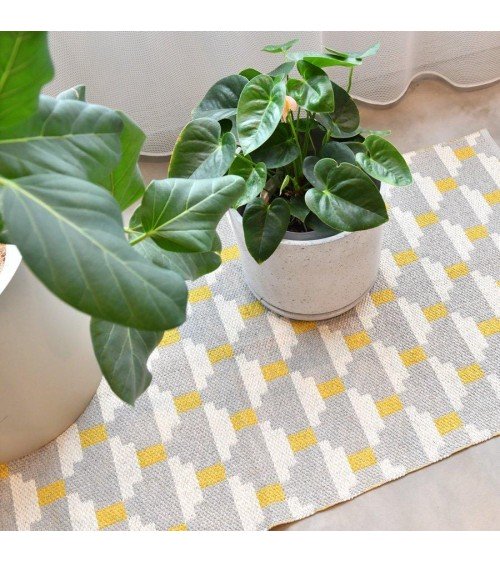 Vinyl Rug - CONFECT Fog Brita Sweden cool vinyl rugs runner for kitchen washable outdoor rugs