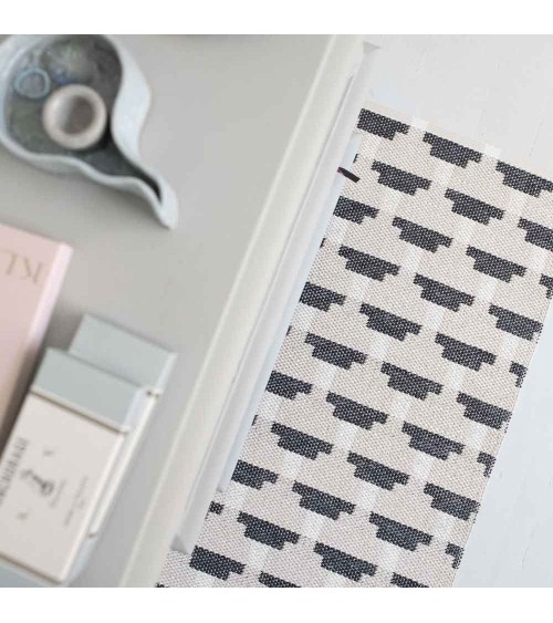 Vinyl Teppich - CONFECT Nude Brita Sweden küchenteppich küchenläufer waschbar waschbarer outdoor teppich Teppichläufer balkon