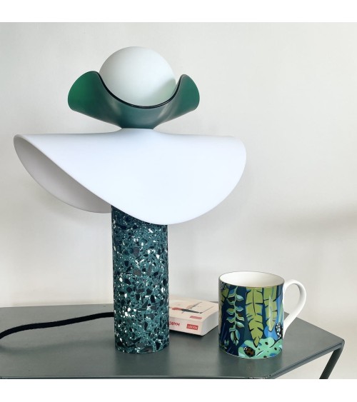 SWAP-IT Emeraude - Lampe de table, lampe de chevet Moodlight Studio a poser de nuit led moderne originale design suisse