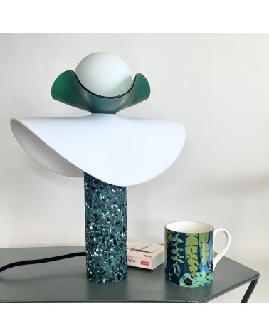 SWAP-IT Emeraude - Lampe de table, lampe de chevet Moodlight Studio a poser de nuit led moderne originale design suisse