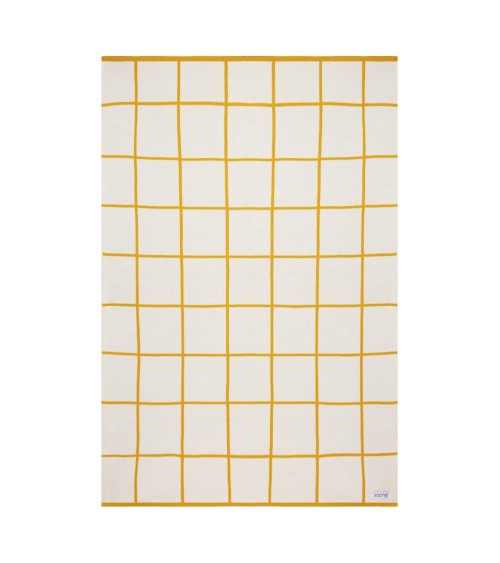 Grid Yellow - Baby Blanket Sophie Home best for sofa throw warm cozy soft
