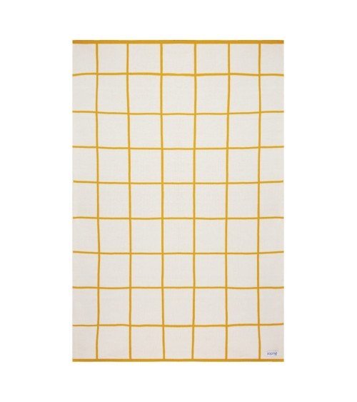 Grid Yellow - Baby Blanket Sophie Home best for sofa throw warm cozy soft