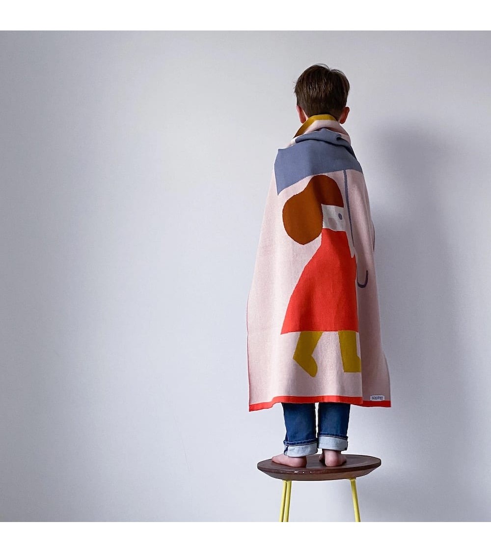Jour de pluie - Couverture bébé & enfant Sophie Home couverture tricot pour poussette maxi cosi plaide plaid pour bebe