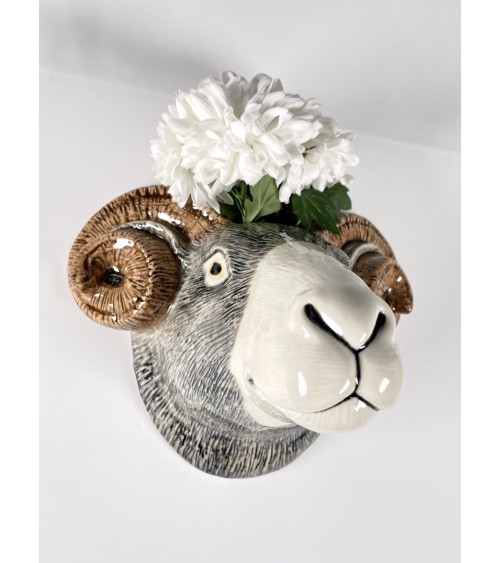 Wall Vase - Swaledale Sheep Quail Ceramics table flower living room vase kitatori switzerland