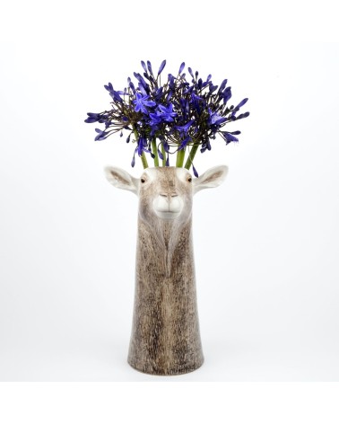 Toggenburg Goat - Flower Vase Quail Ceramics Quail Ceramics table flower living room vase kitatori switzerland
