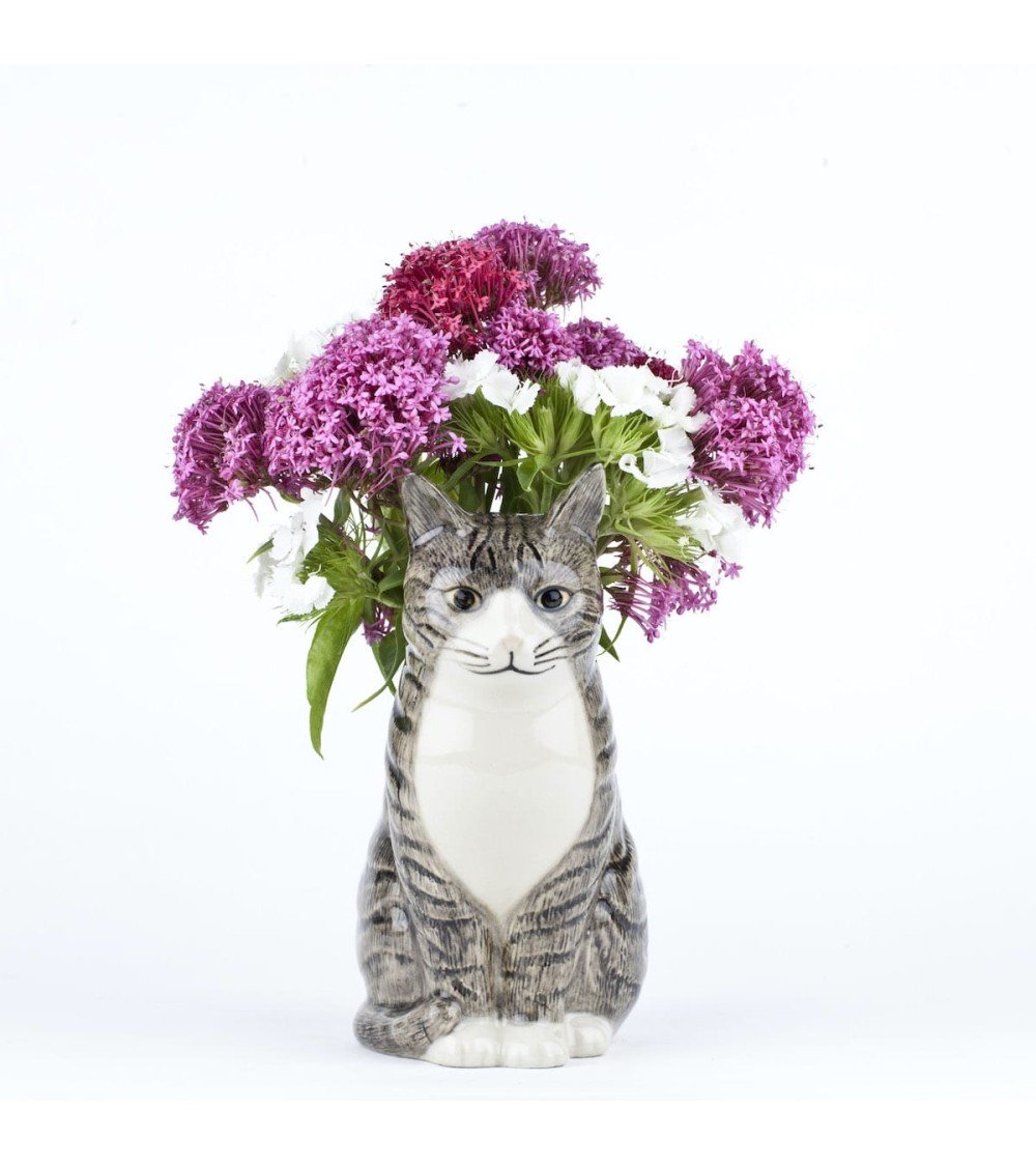 Small Flower Vase Cat - Millie Quail Ceramics table flower living room vase kitatori switzerland
