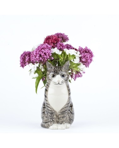 Petit vase à fleurs Chat - Millie Quail Ceramics design fleur décoratif original kitatori suisse