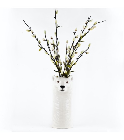 Vase à fleurs - Ours Polaire Quail Ceramics design fleur décoratif original kitatori suisse