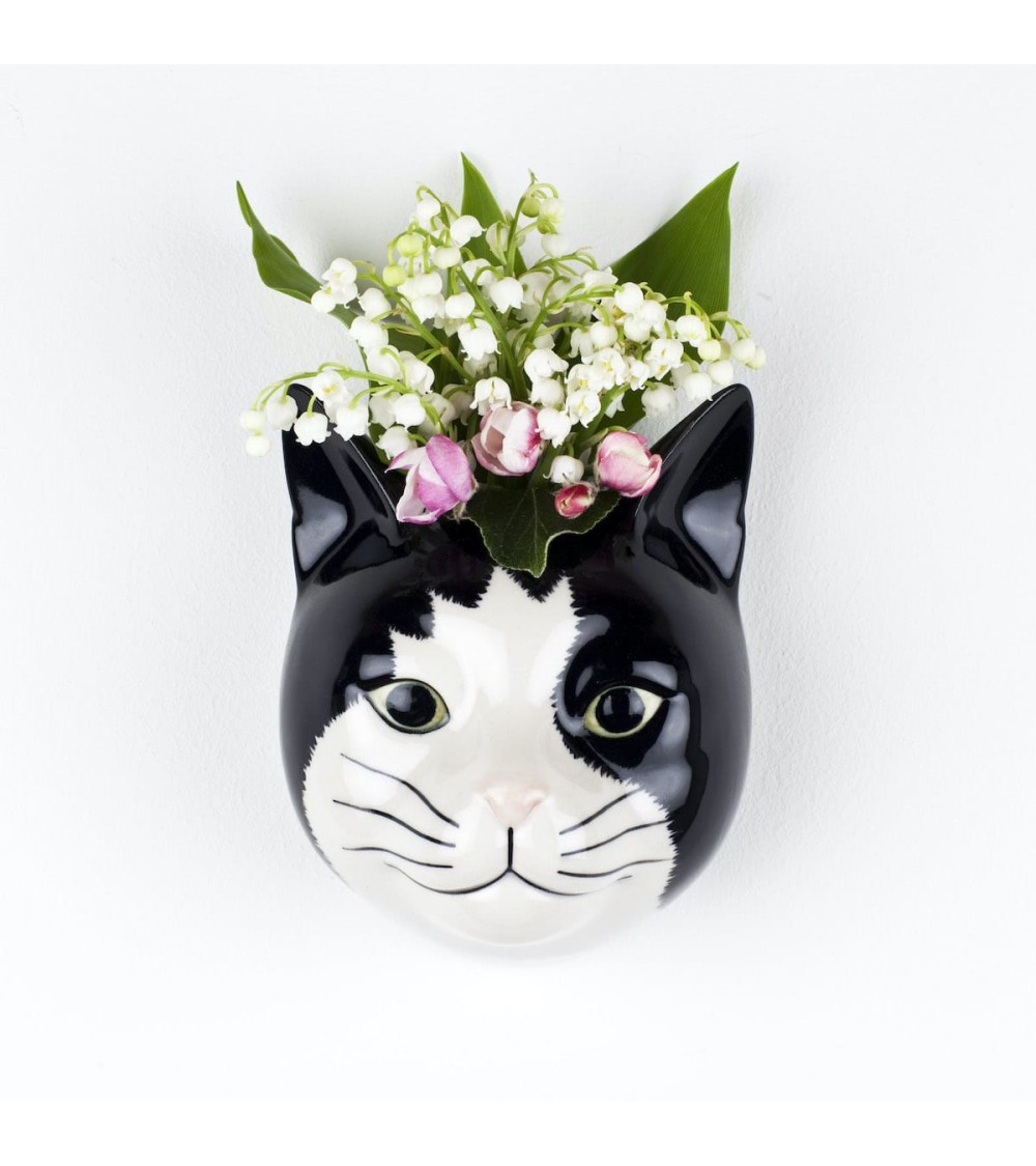 Barney - Kleine Wandvase Katze Quail Ceramics vasen deko blumenvase blume vase design dekoration spezielle schöne kitatori sc...