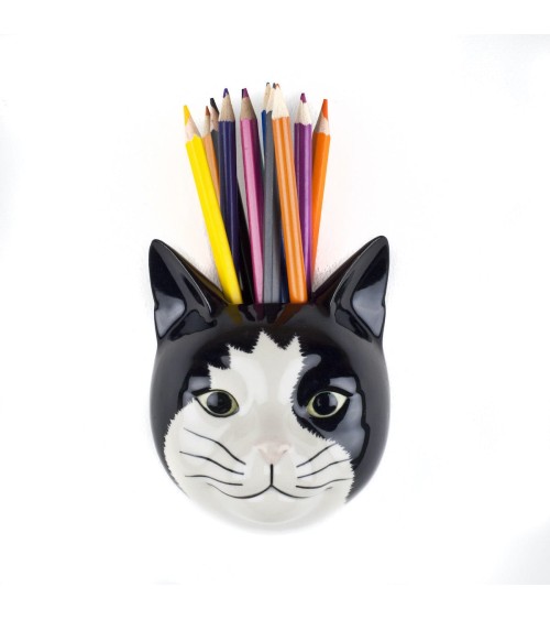 Barney - Kleine Wandvase Katze Quail Ceramics vasen deko blumenvase blume vase design dekoration spezielle schöne kitatori sc...
