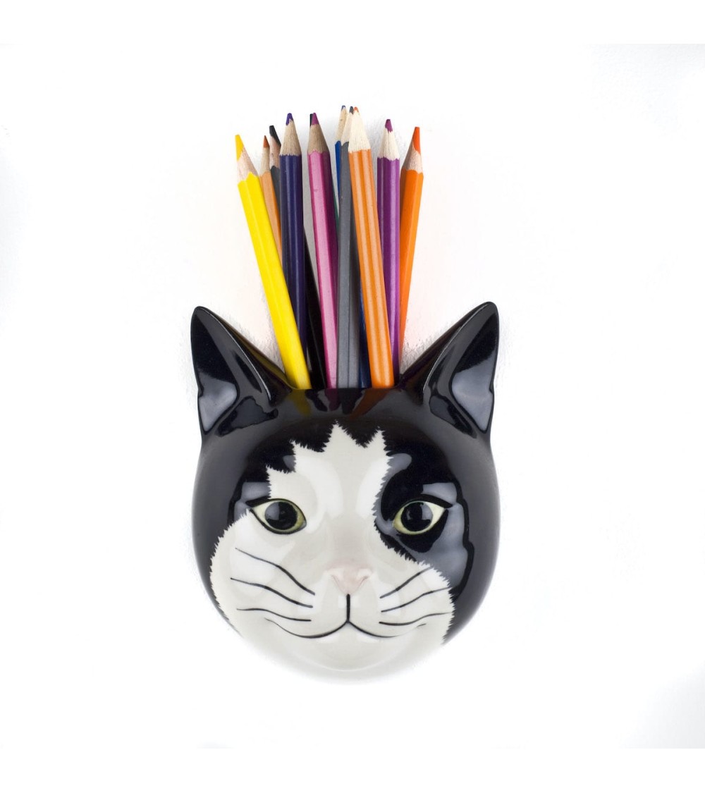 Barney - Kleine Wandvase Katze Quail Ceramics vasen deko blumenvase blume vase design dekoration spezielle schöne kitatori sc...