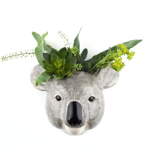 Koala - Piccolo vaso da parete Quail Ceramics vasi eleganti per interni per fiori decorativi design kitatori svizzera