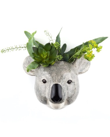 Koala - Petit vase mural Quail Ceramics design fleur décoratif original kitatori suisse