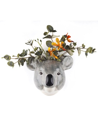 Koala - Grande vaso da Parete Quail Ceramics vasi eleganti per interni per fiori decorativi design kitatori svizzera
