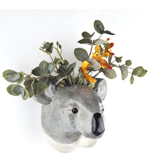Koala - Grand vase mural Quail Ceramics design fleur décoratif original kitatori suisse
