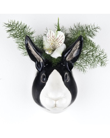 Coniglio - Piccolo vaso da parete Quail Ceramics vasi eleganti per interni per fiori decorativi design kitatori svizzera