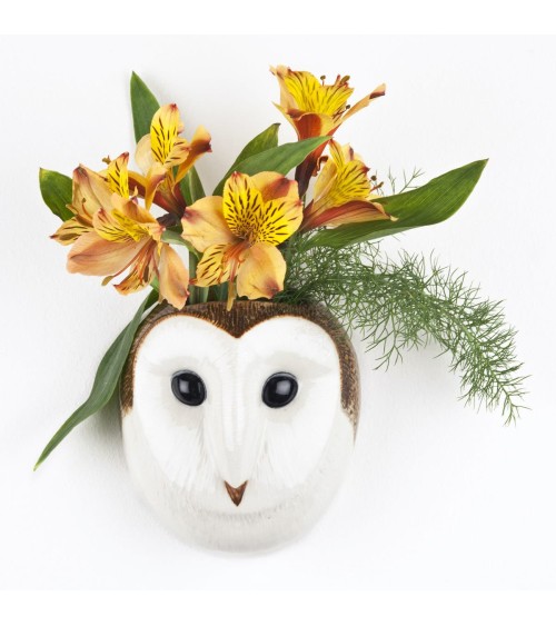 Barbagianni - Piccolo vaso da parete Quail Ceramics vasi eleganti per interni per fiori decorativi design kitatori svizzera