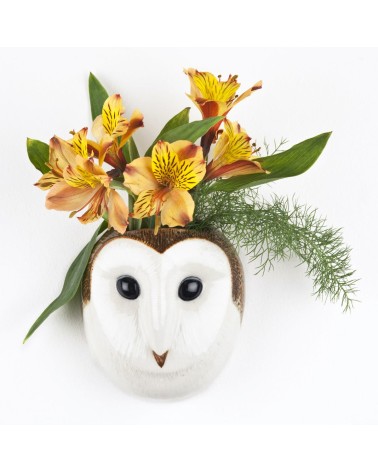 Barn Owl - Small Wall Vase Quail Ceramics table flower living room vase kitatori switzerland