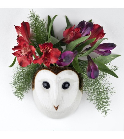 Barn Owl - Small Wall Vase Quail Ceramics table flower living room vase kitatori switzerland