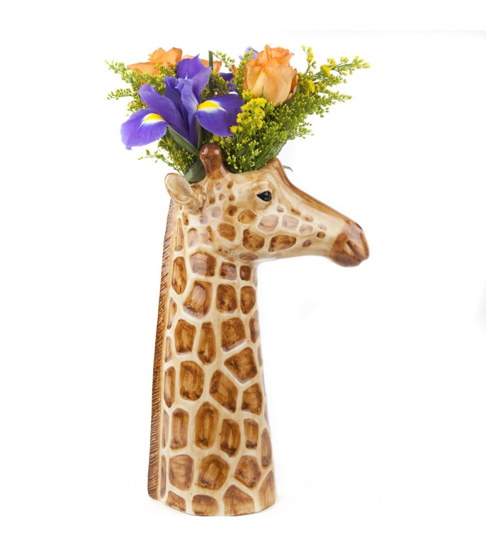 Vase à fleurs - Girafe Quail Ceramics design fleur décoratif original kitatori suisse