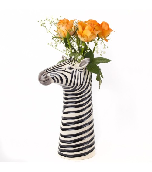 Vase à fleurs - Zèbre Quail Ceramics design fleur décoratif original kitatori suisse
