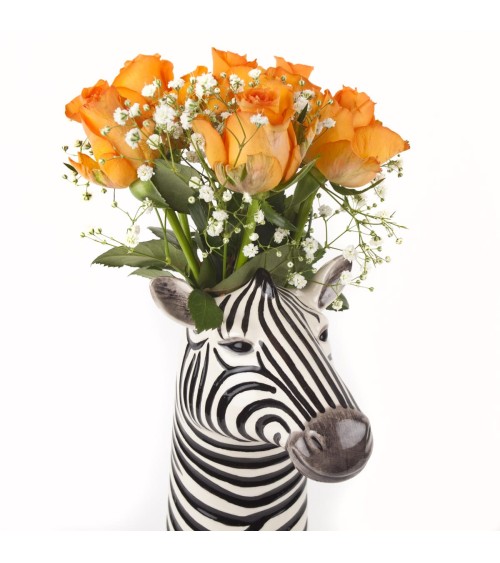 Vase à fleurs - Zèbre Quail Ceramics design fleur décoratif original kitatori suisse