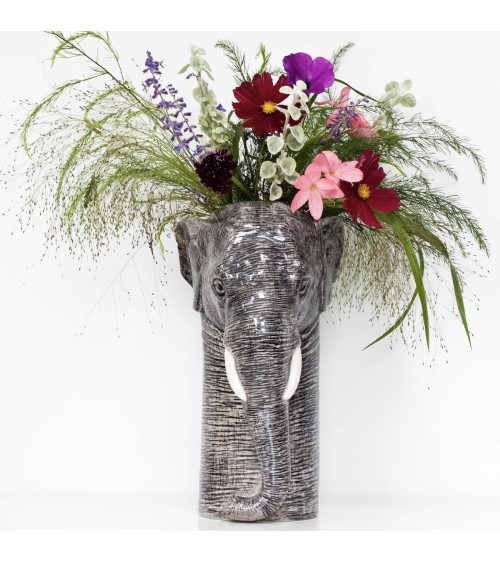 Vaso di fiori - Elefante Quail Ceramics vasi eleganti per interni per fiori decorativi design kitatori svizzera