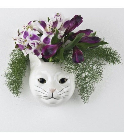 Daisy - Small Wall Vase Cat Quail Ceramics table flower living room vase kitatori switzerland