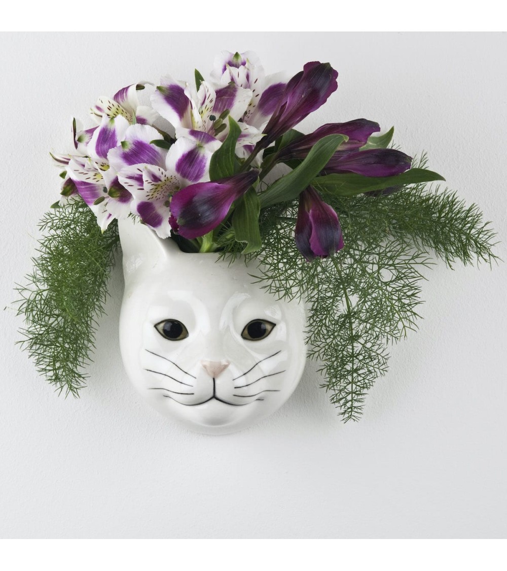 Daisy - Piccolo vaso da parete Gatto Quail Ceramics vasi eleganti per interni per fiori decorativi design kitatori svizzera