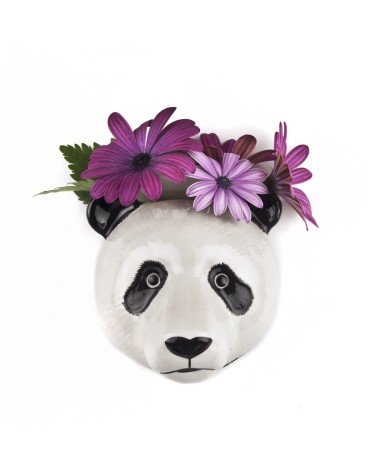 Panda - Kleine Wandvase Quail Ceramics vasen deko blumenvase blume vase design dekoration spezielle schöne kitatori schweiz k...