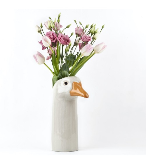 Gans - Blumenvase Quail Ceramics vasen deko blumenvase blume vase design dekoration spezielle schöne kitatori schweiz kaufen