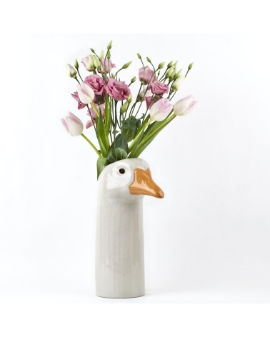 Gans - Blumenvase Quail Ceramics vasen deko blumenvase blume vase design dekoration spezielle schöne kitatori schweiz kaufen