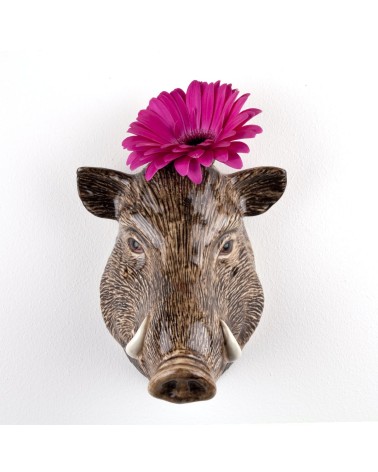 Wall Vase - Wild Boar Quail Ceramics table flower living room vase kitatori switzerland