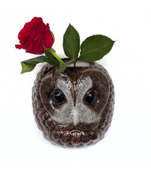 Tawny Owl - Large Wall Vase Quail Ceramics table flower living room vase kitatori switzerland