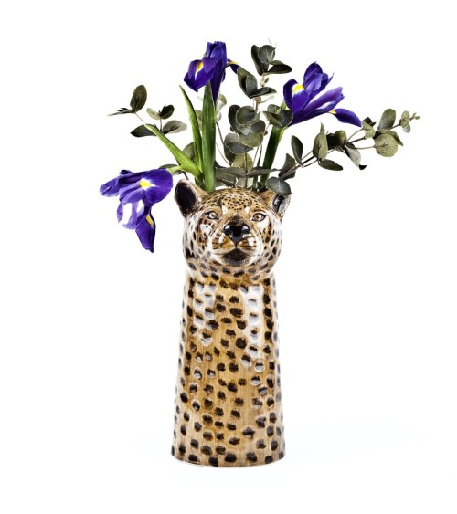 Large Flower Vase - Leopard Quail Ceramics table flower living room vase kitatori switzerland