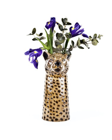 Grand vase à fleurs - Léopard Quail Ceramics design fleur décoratif original kitatori suisse