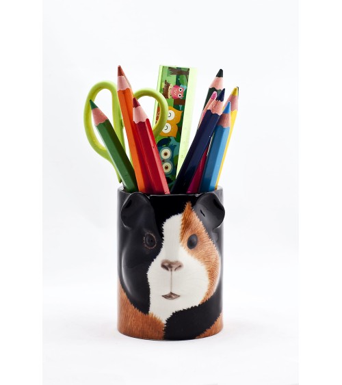 Guinea Pig - Animal Pencil pot & Flower pot Quail Ceramics pretty pen pot holder cutlery toothbrush makeup brush