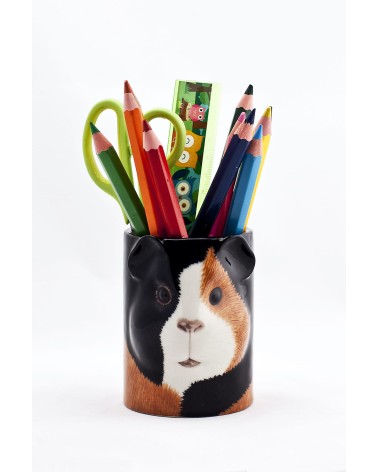 Guinea Pig - Animal Pencil pot & Flower pot Quail Ceramics pretty pen pot holder cutlery toothbrush makeup brush