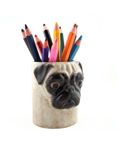 Carlino Fulvo - Portapenne e Vasi per piante - Cane Quail Ceramics da scrivania eleganti design originali bambina particolari
