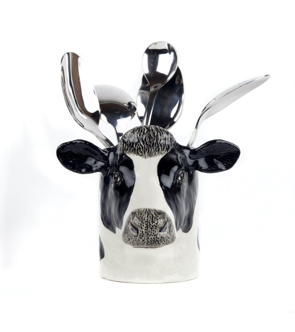 Holstein Kuh - Stiftehalter & Blumentopf Quail Ceramics schreibtisch büro kinder besteckbehälter make up pinselhalter