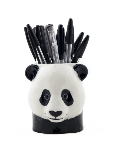 Panda - Portapenne e Vasi per piante Quail Ceramics da scrivania eleganti design originali bambina particolari