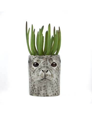 Seehund - Stiftehalter & Blumentopf Quail Ceramics schreibtisch büro kinder besteckbehälter make up pinselhalter